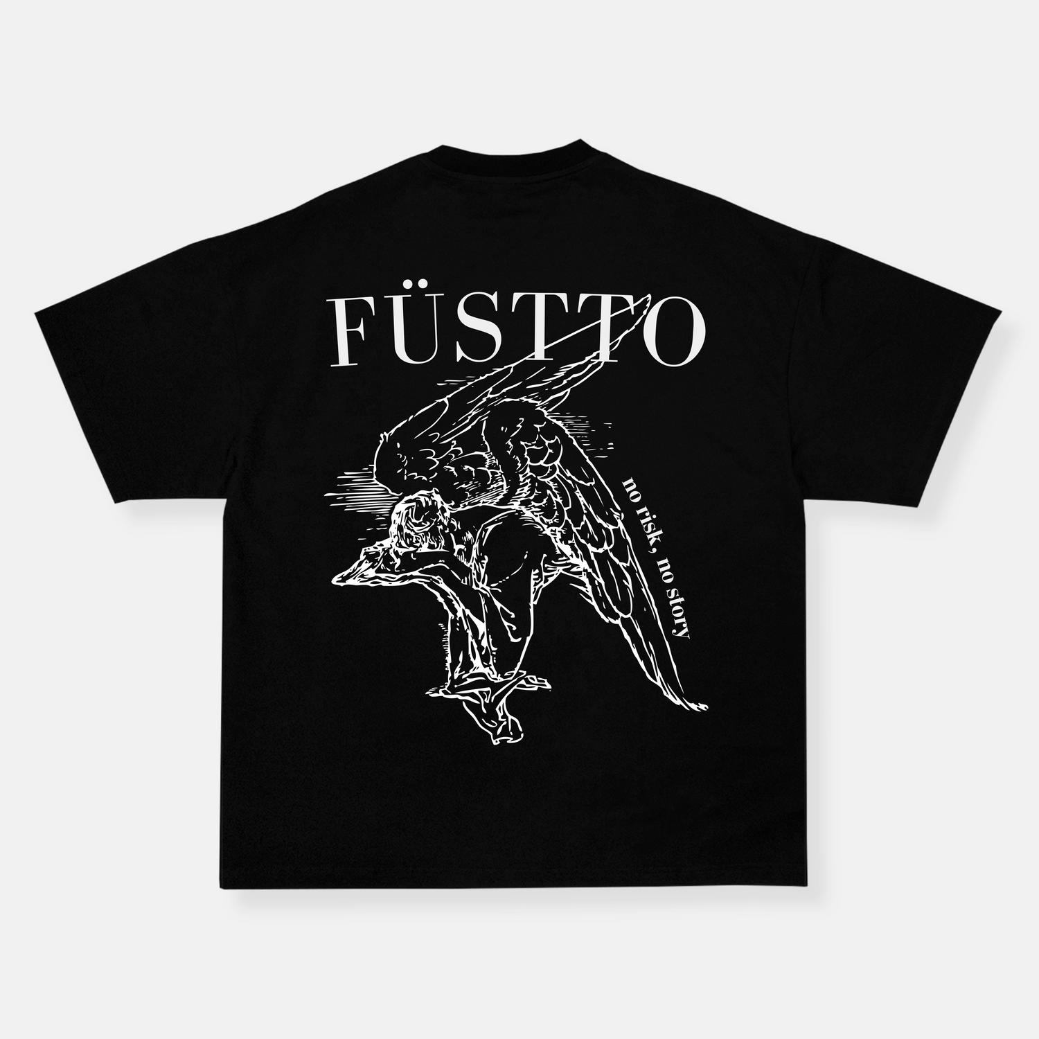 Black Füstto Angel T-Shirt